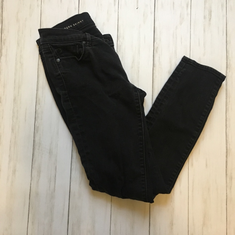Black LOFT skinny jean
